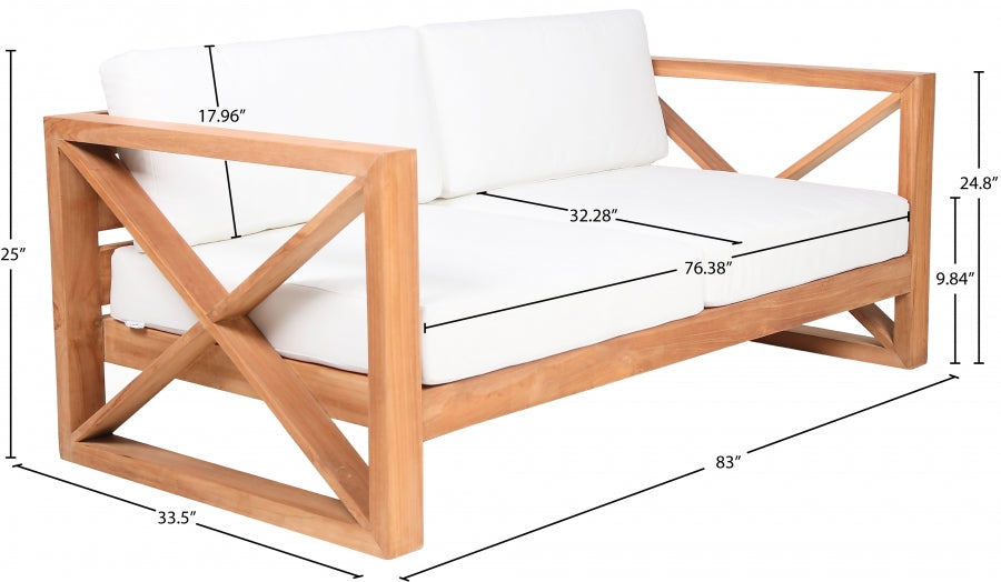 Chaise longue en tissu Orian Teddy