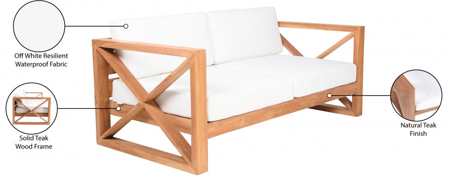 Chaise longue en tissu Orian Teddy