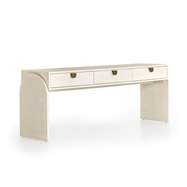 Cressida Console Table-Ivory Painted LN