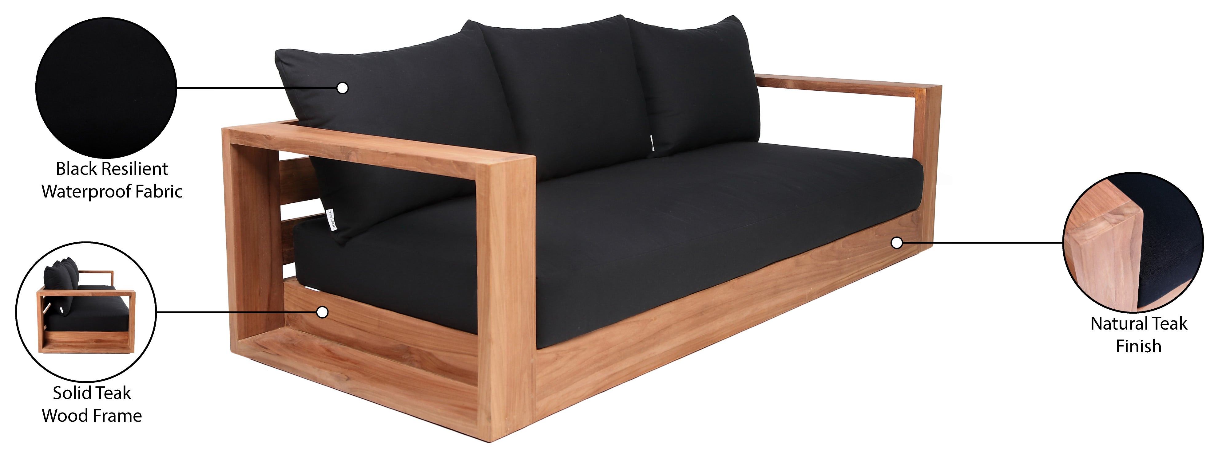 Chaise longue en tissu Orian Teddy