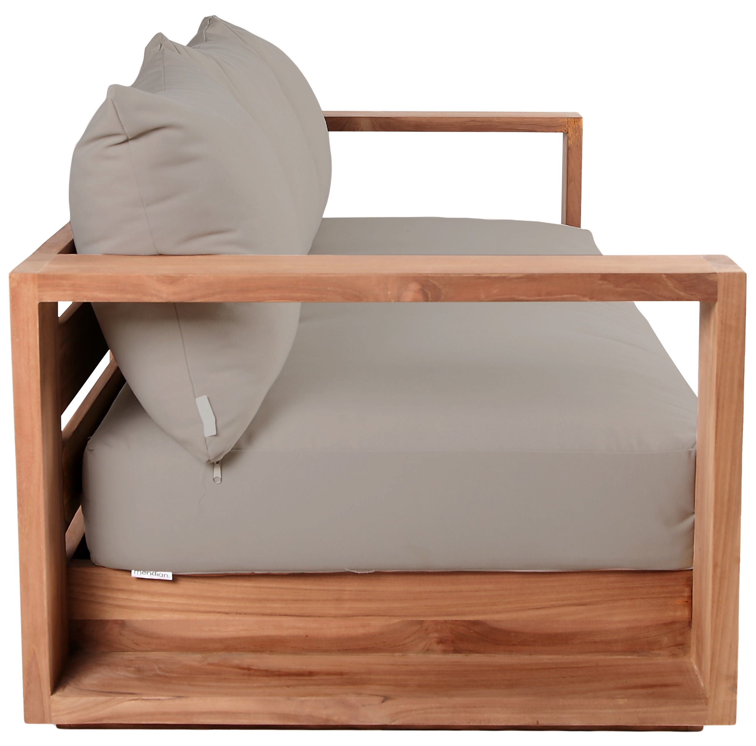 Chaise longue en tissu Orian Teddy