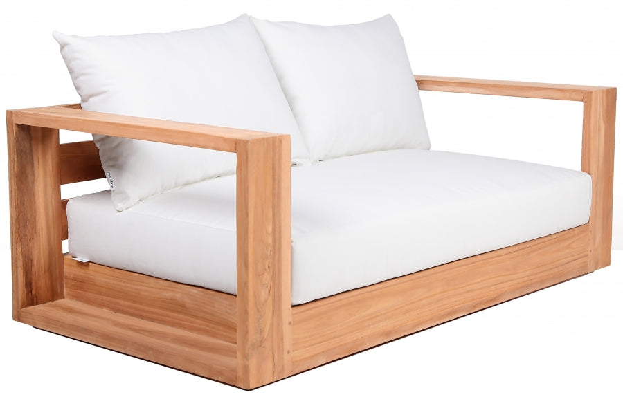 Chaise longue en tissu Orian Teddy