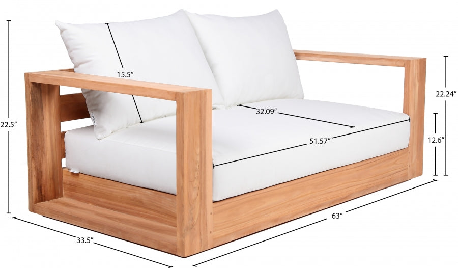 Chaise longue en tissu Orian Teddy