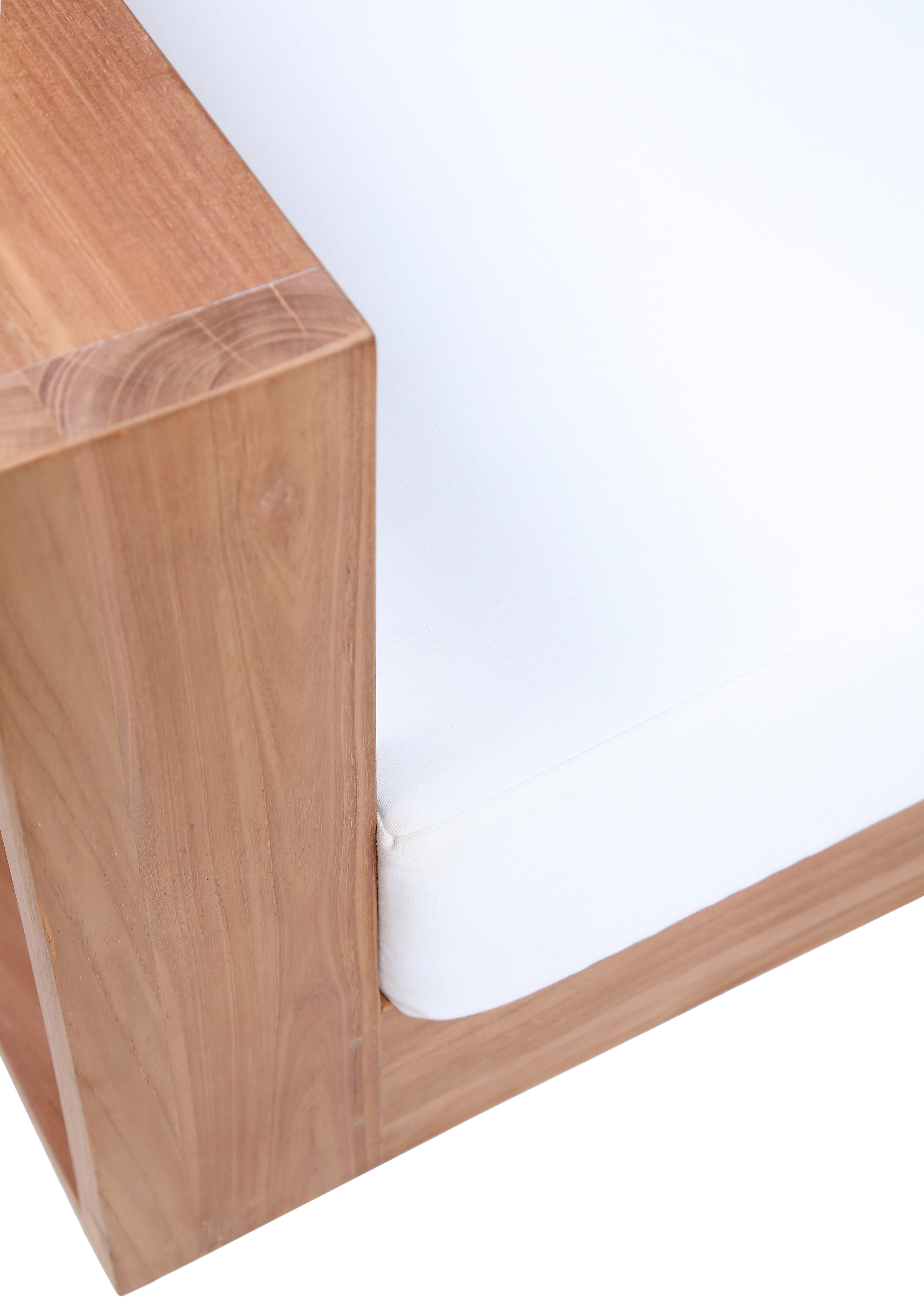 Chaise longue en tissu Orian Teddy