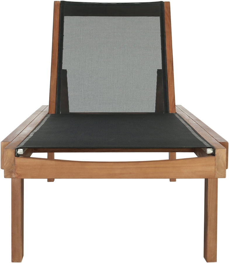 Tulum Water Resistant Mesh Fabric Outdoor Patio Chaise Lounge Chair