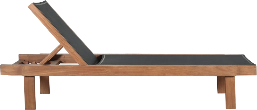 Tulum Water Resistant Mesh Fabric Outdoor Patio Chaise Lounge Chair