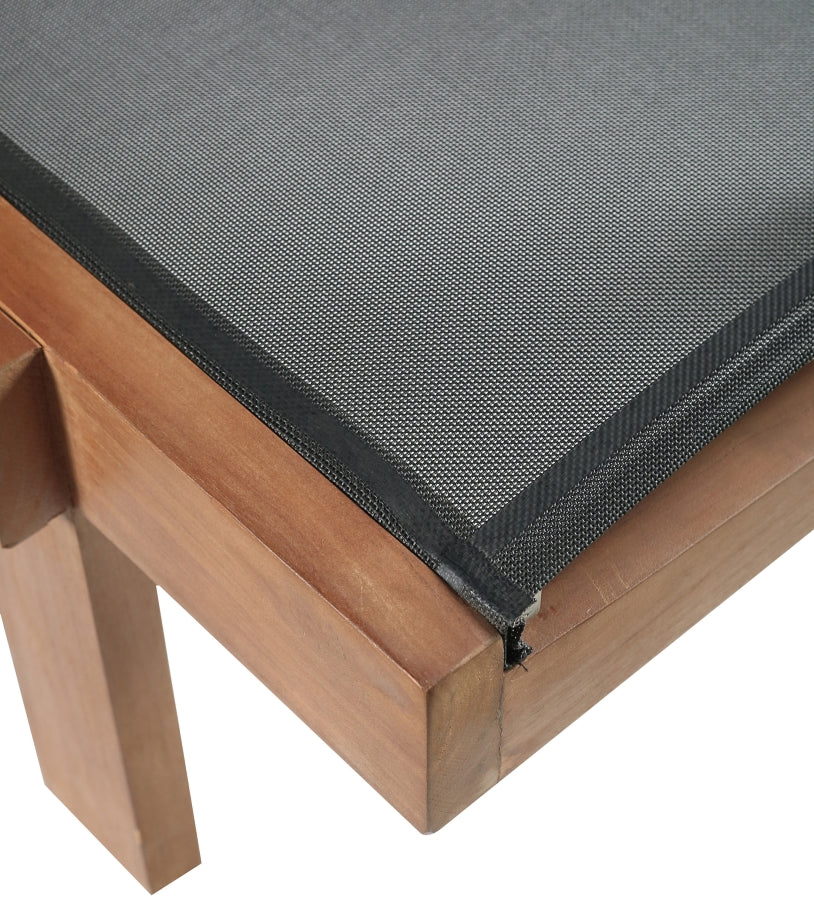 Tulum Water Resistant Mesh Fabric Outdoor Patio Chaise Lounge Chair