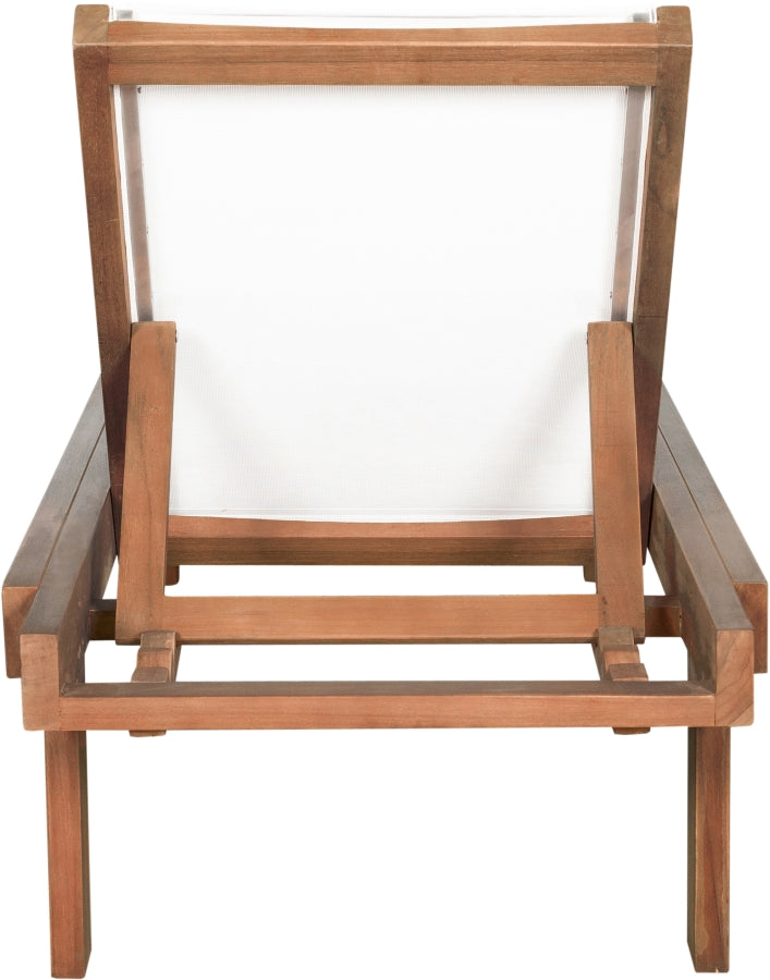 Tulum Water Resistant Mesh Fabric Outdoor Patio Chaise Lounge Chair