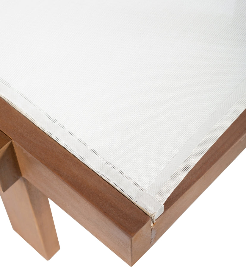 Tulum Water Resistant Mesh Fabric Outdoor Patio Chaise Lounge Chair