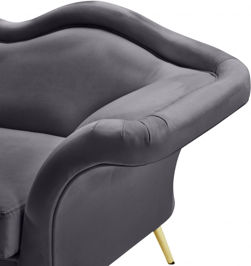 Fauteuil d'appoint rembourré en chenille Vivi