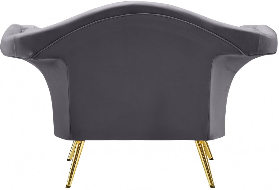Fauteuil d'appoint rembourré en chenille Vivi