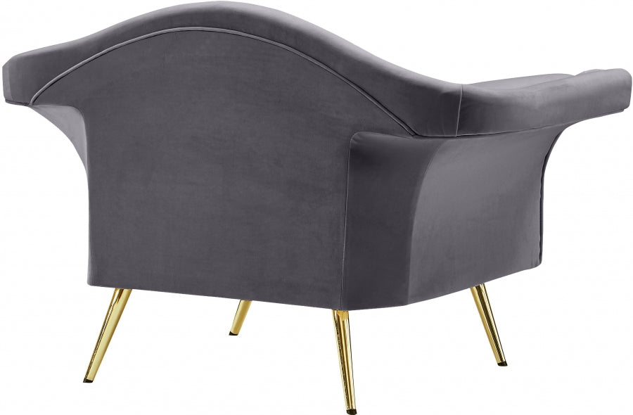 Fauteuil d'appoint rembourré en chenille Vivi