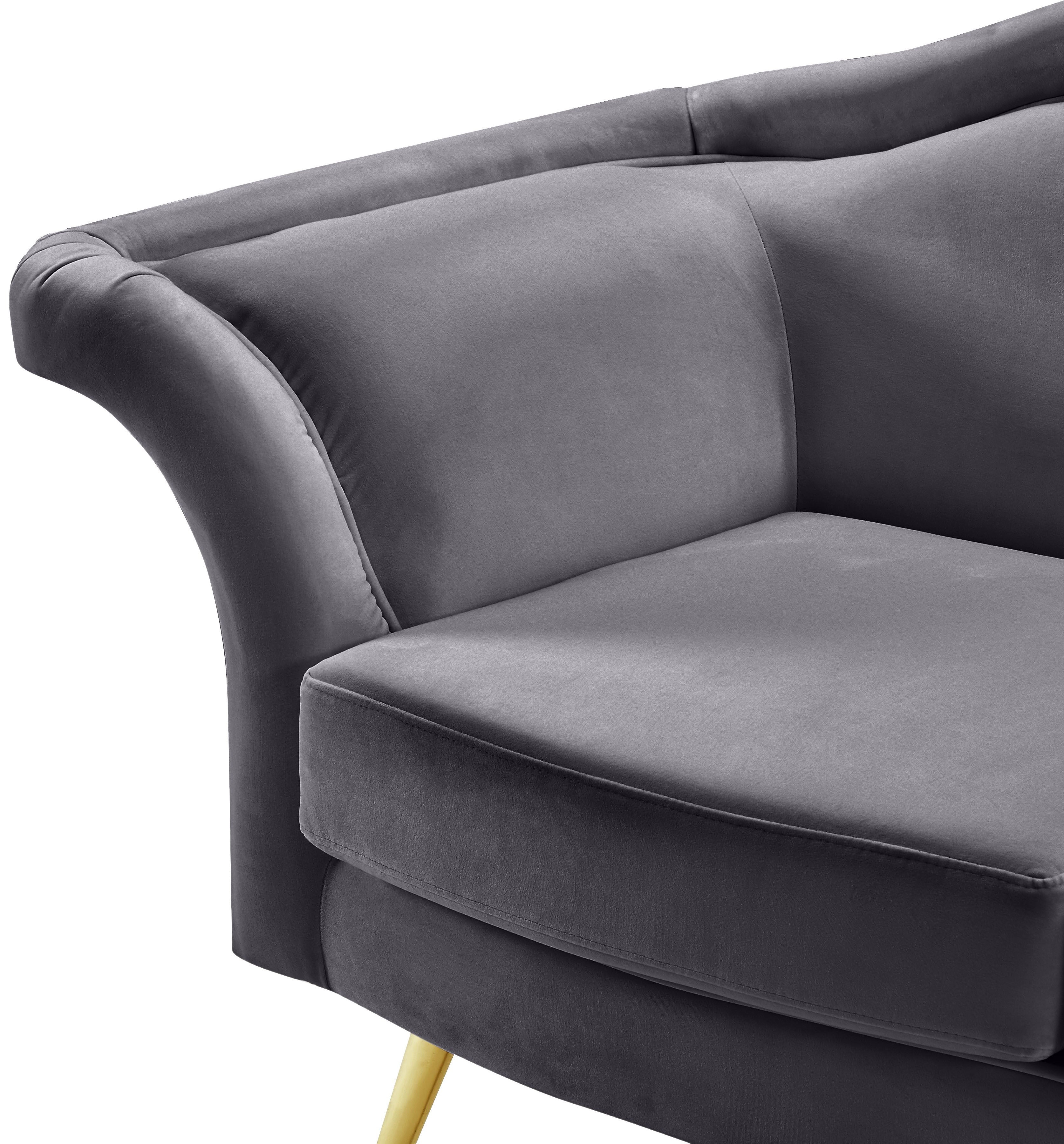 Fauteuil d'appoint rembourré en chenille Vivi
