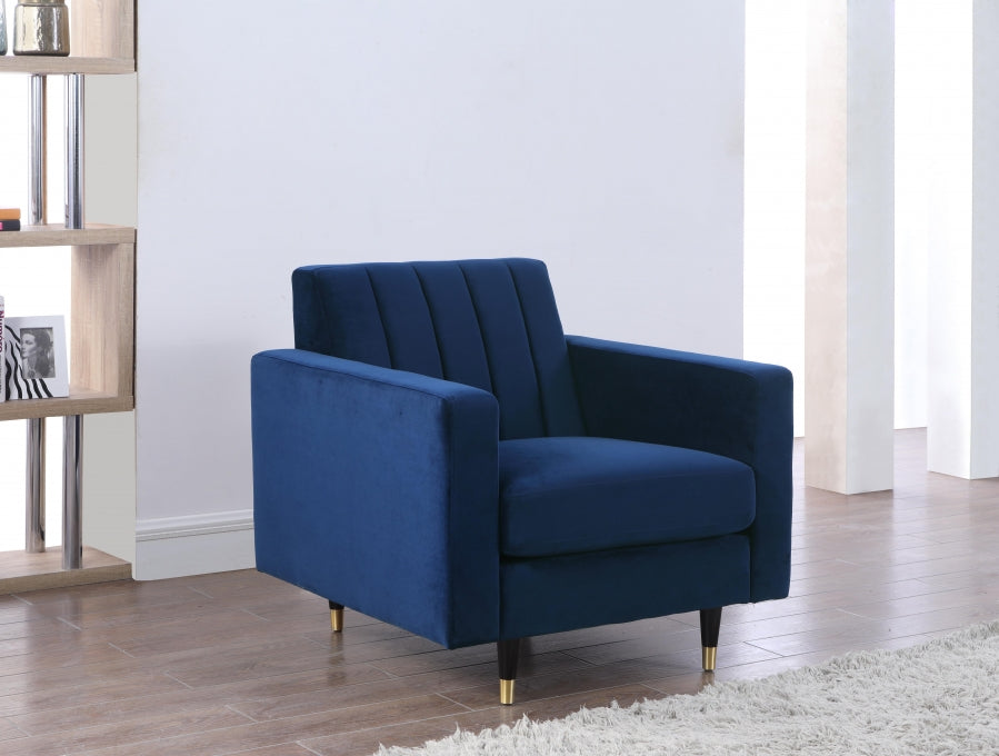 Fauteuil d'appoint rembourré en chenille Vivi
