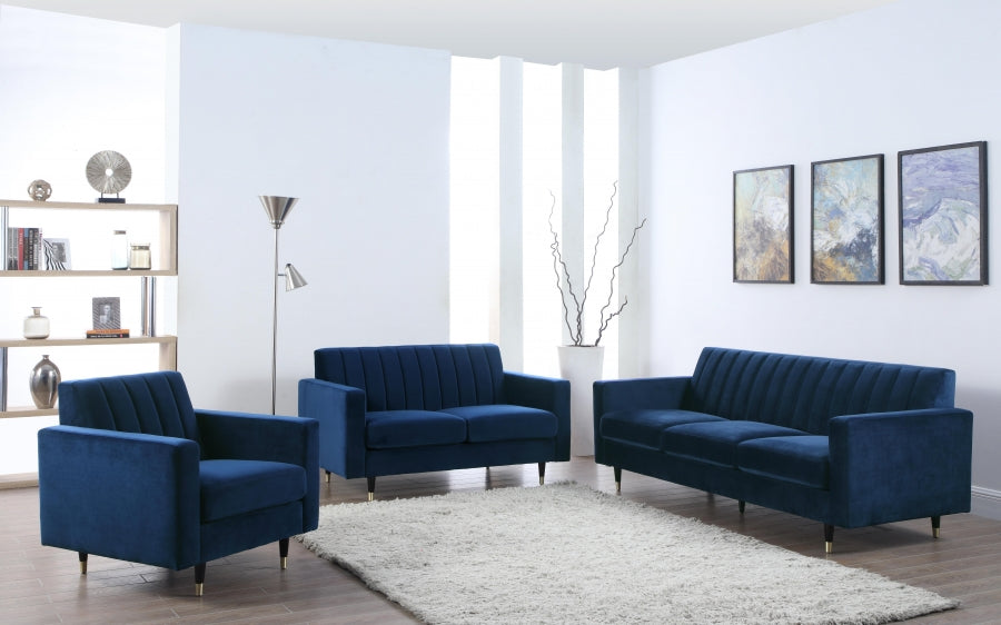 Fauteuil d'appoint rembourré en chenille Vivi