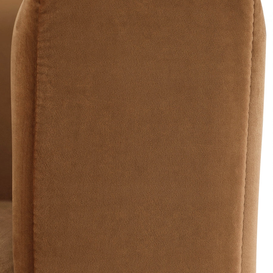 Fauteuil d'appoint rembourré en chenille Vivi