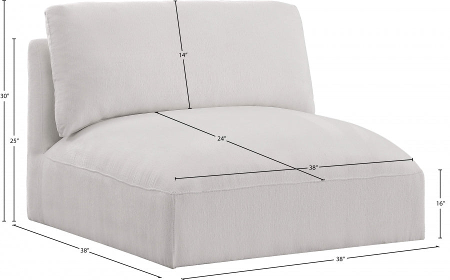 Fauteuil d'appoint rembourré en chenille Vivi
