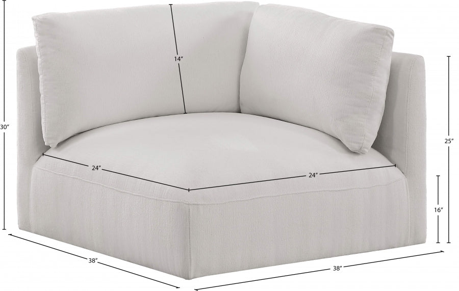 Fauteuil d'appoint rembourré en chenille Vivi