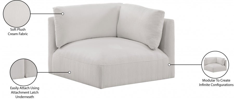 Fauteuil d'appoint rembourré en chenille Vivi