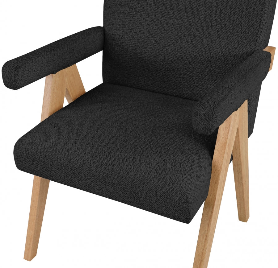 Fauteuil d'appoint rembourré en chenille Vivi