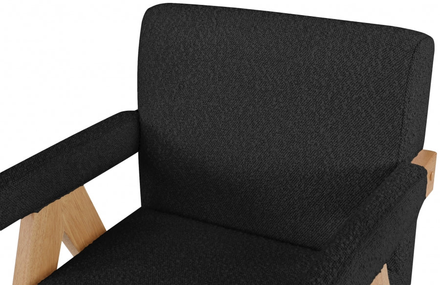Fauteuil d'appoint rembourré en chenille Vivi