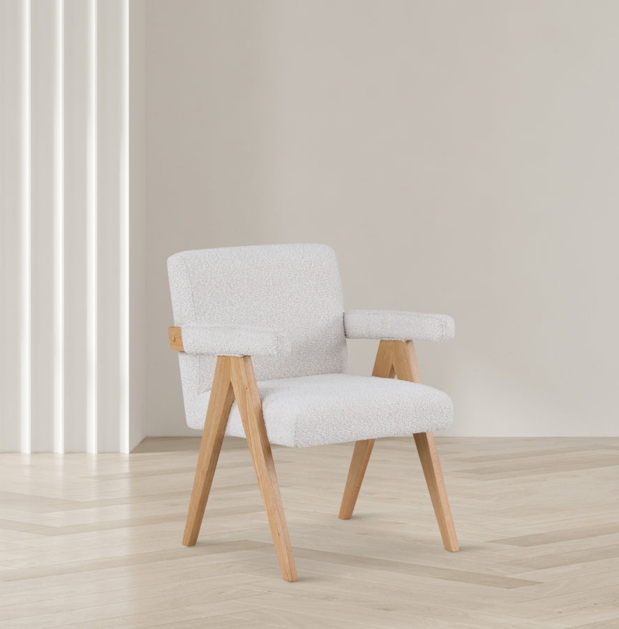 Fauteuil d'appoint rembourré en chenille Vivi