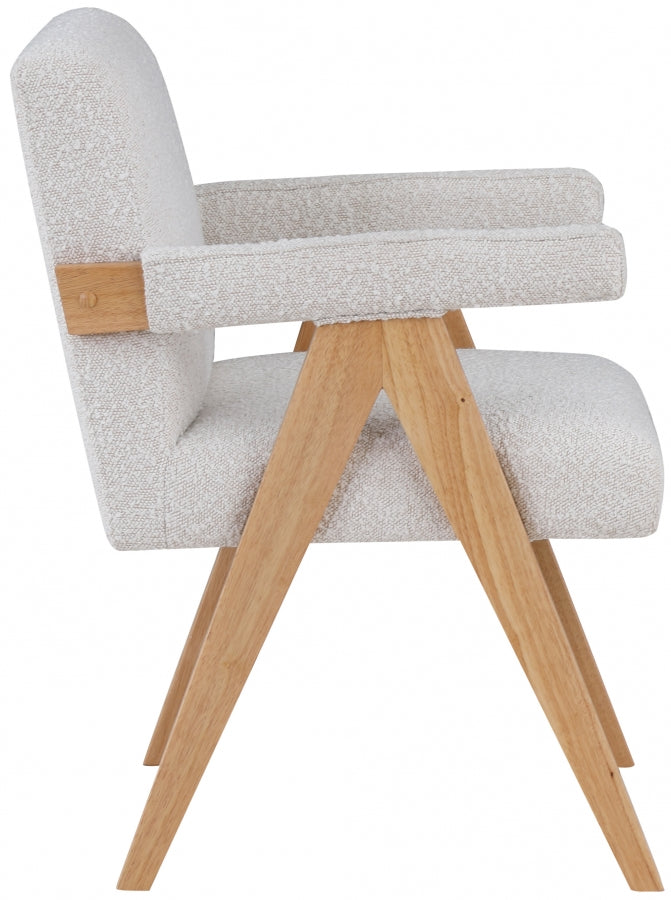 Fauteuil d'appoint rembourré en chenille Vivi