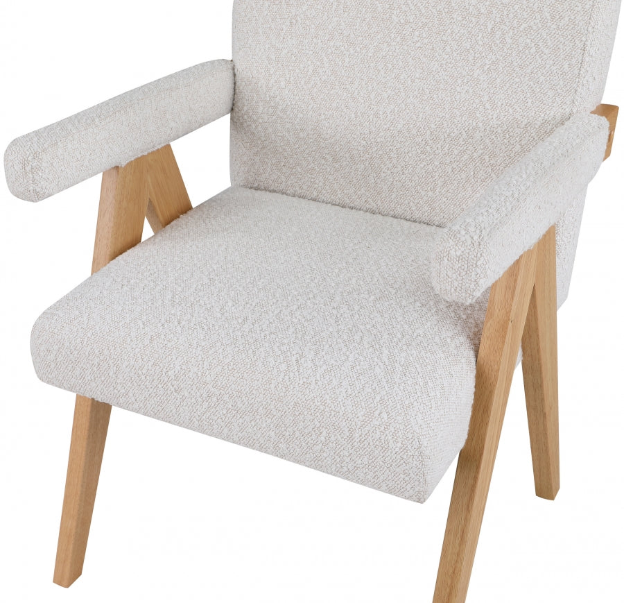 Fauteuil d'appoint rembourré en chenille Vivi