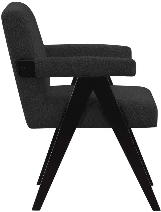 Fauteuil d'appoint rembourré en chenille Vivi
