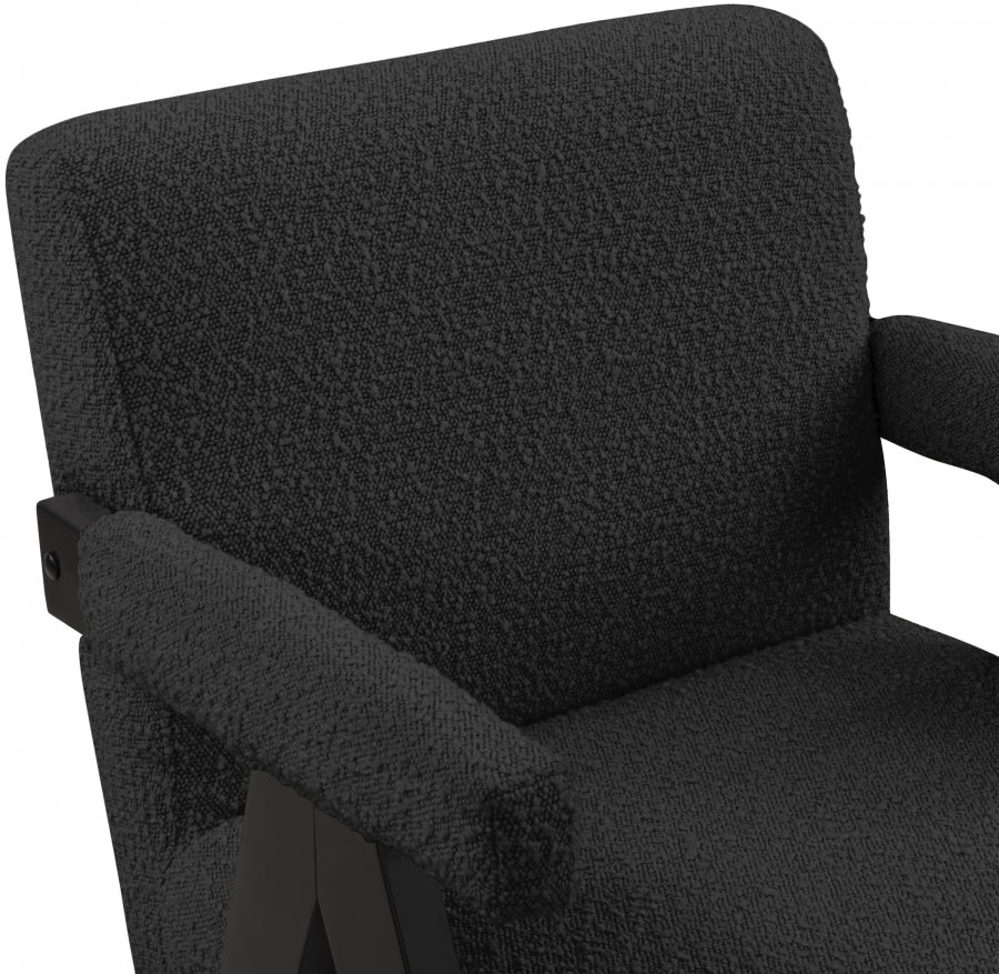 Fauteuil d'appoint rembourré en chenille Vivi