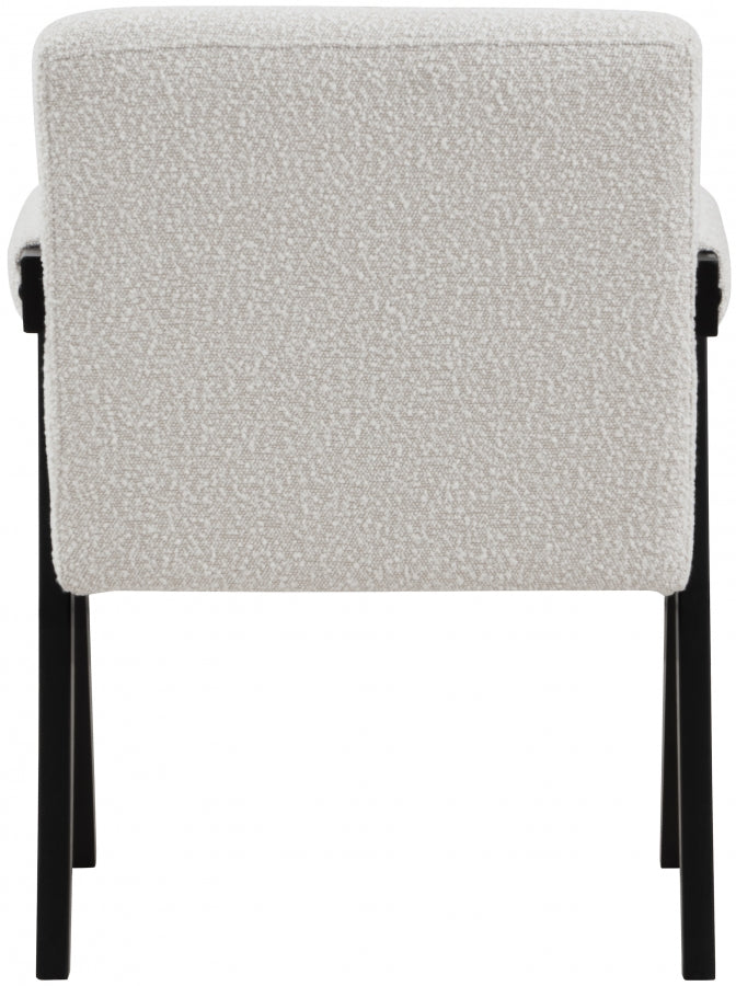 Fauteuil d'appoint rembourré en chenille Vivi