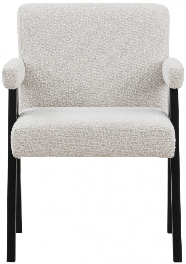 Fauteuil d'appoint rembourré en chenille Vivi