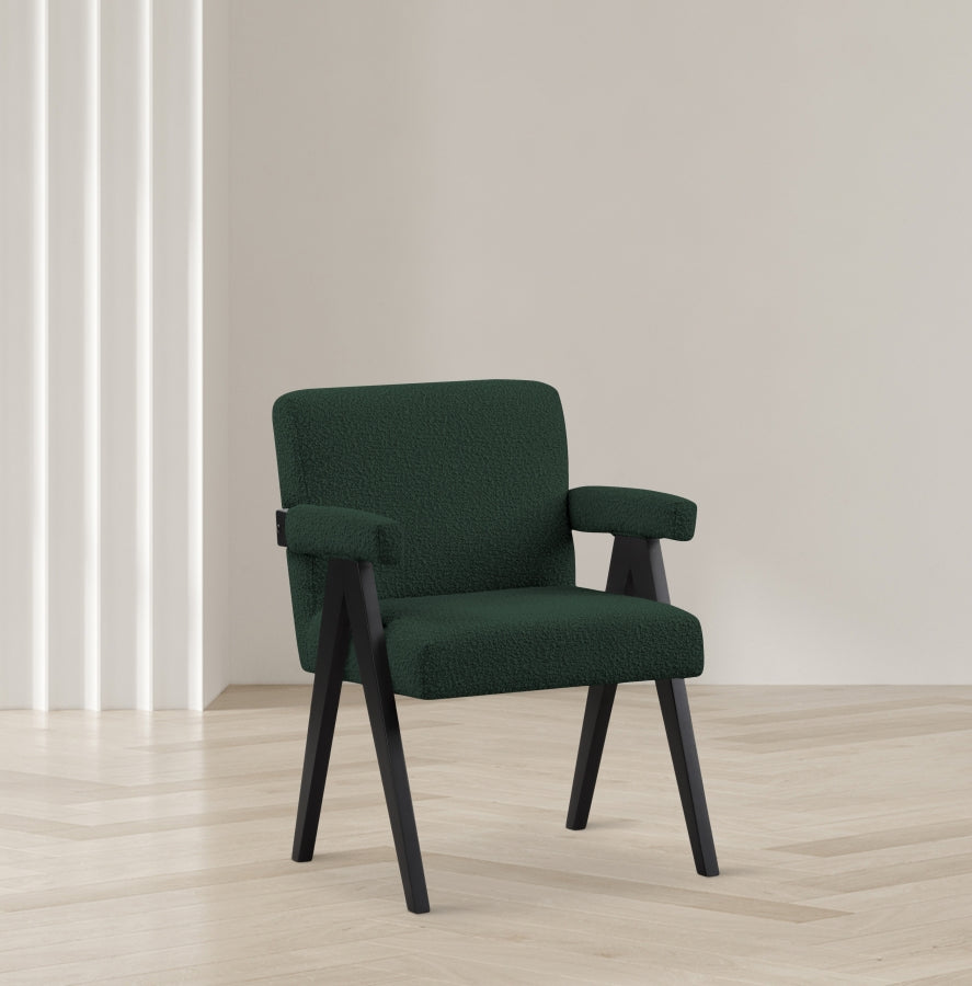 Fauteuil d'appoint rembourré en chenille Vivi