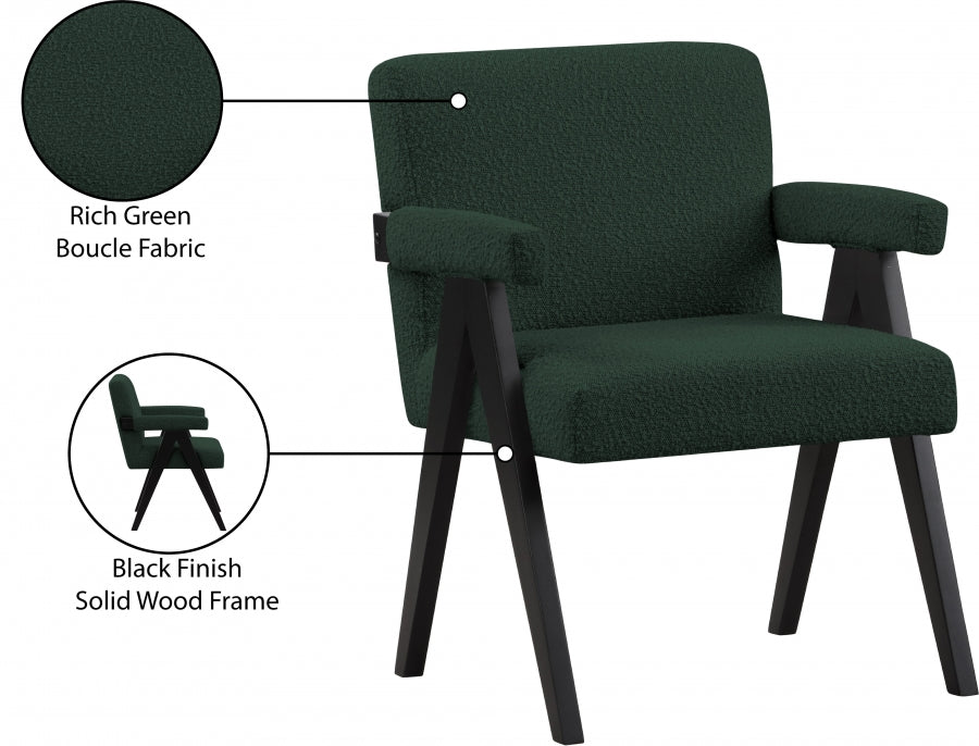 Fauteuil d'appoint rembourré en chenille Vivi