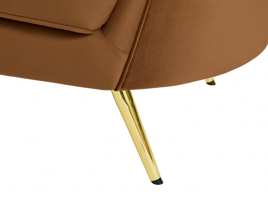 Fauteuil d'appoint rembourré en chenille Vivi
