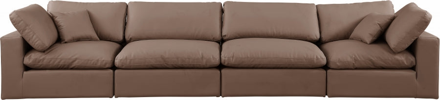 Comfy Vegan Leather Sofa