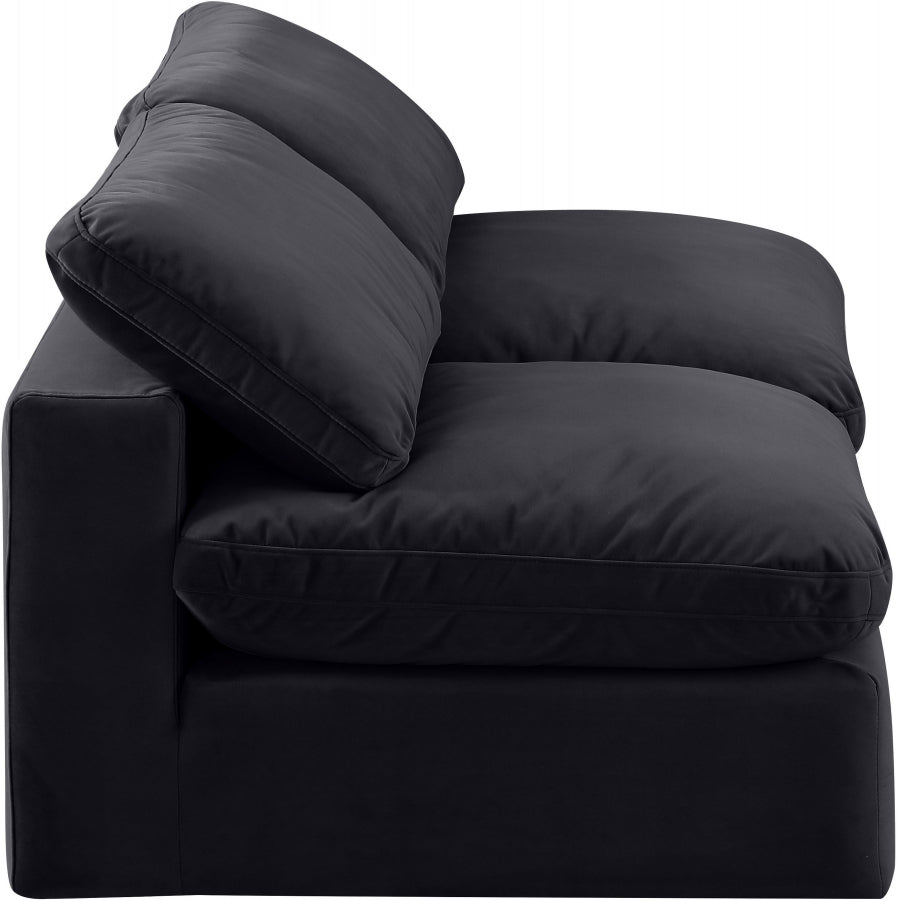 Canapé confortable en velours