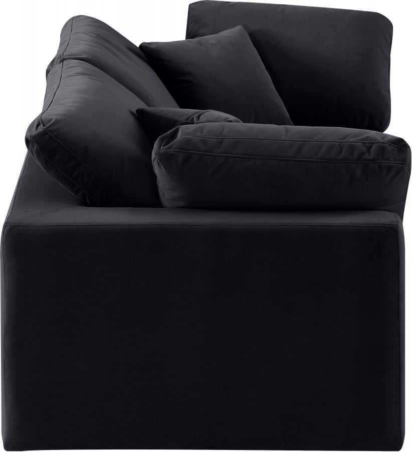 Canapé confortable en velours