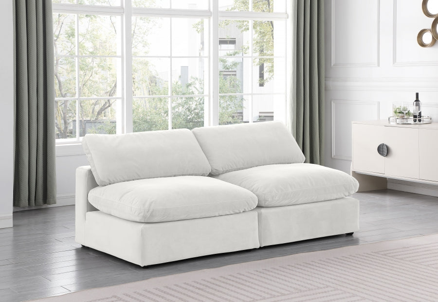 Canapé confortable en velours