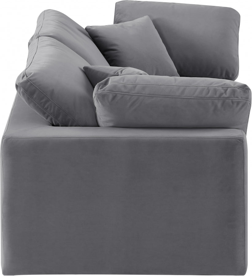 Canapé confortable en velours