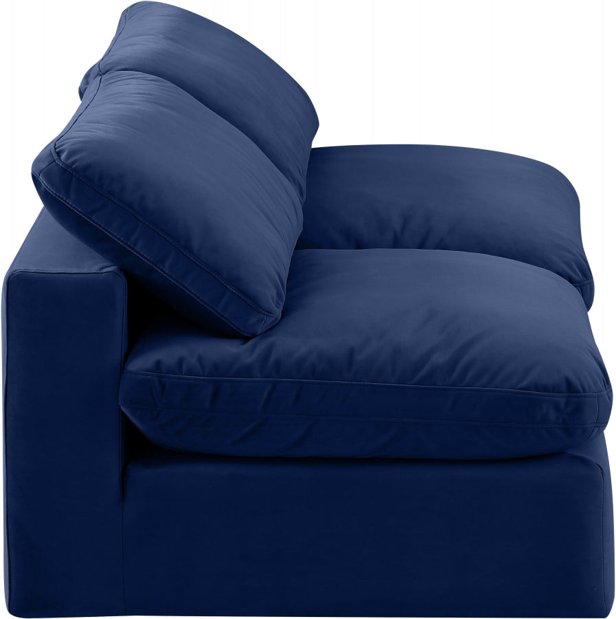 Canapé confortable en velours