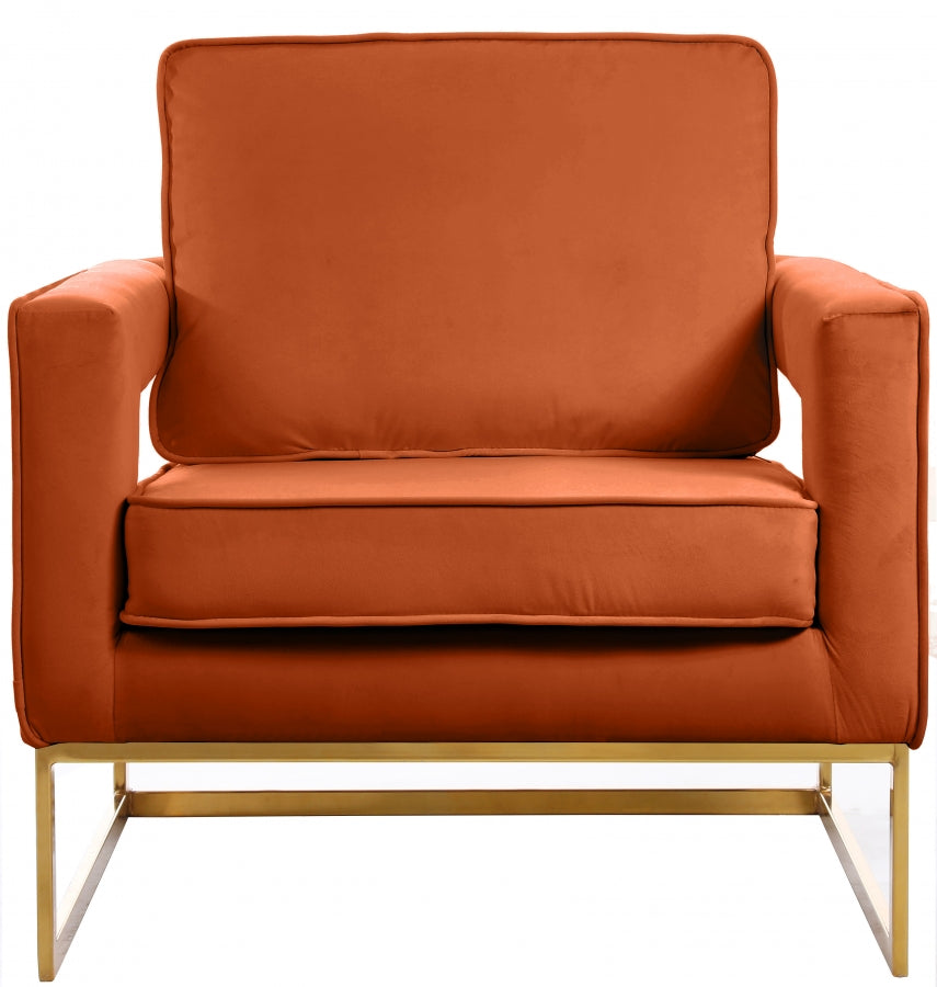 Fauteuil d'appoint rembourré en chenille Vivi