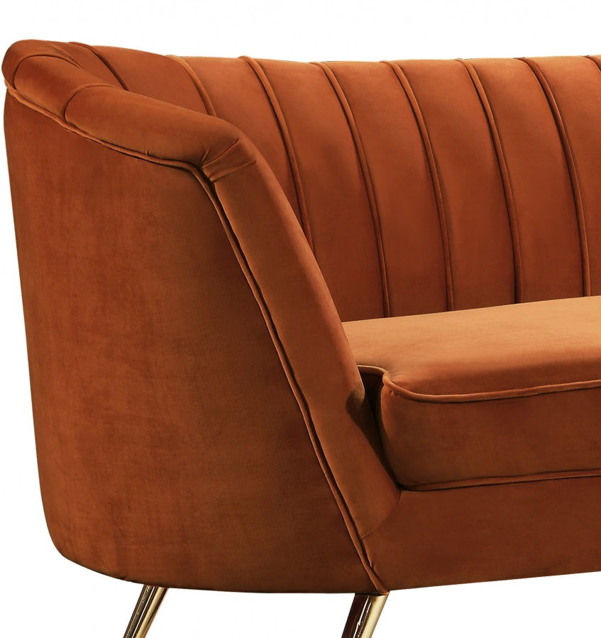 Fauteuil d'appoint rembourré en chenille Vivi
