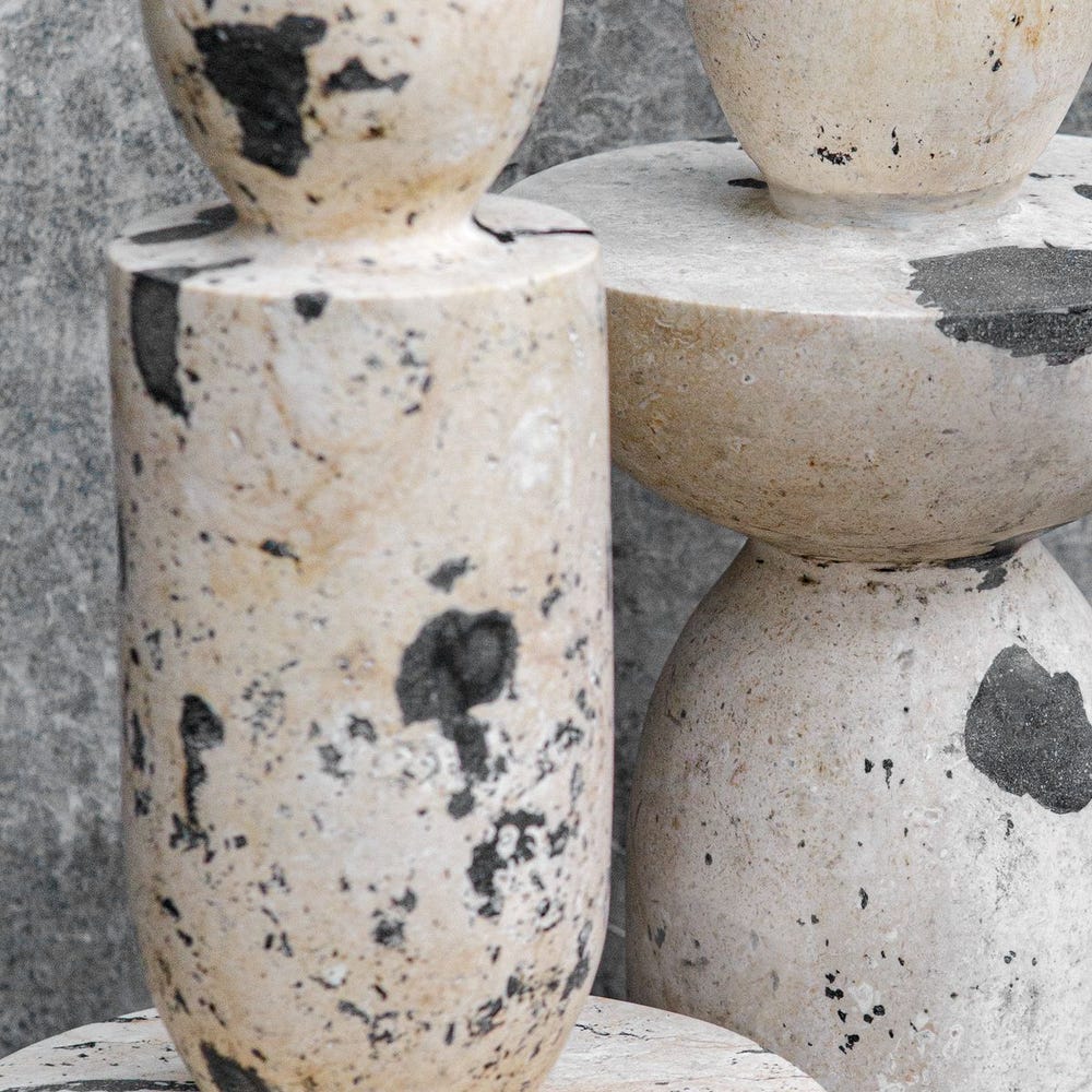 Nouveau Tower Outdoor Sculptures, S/2