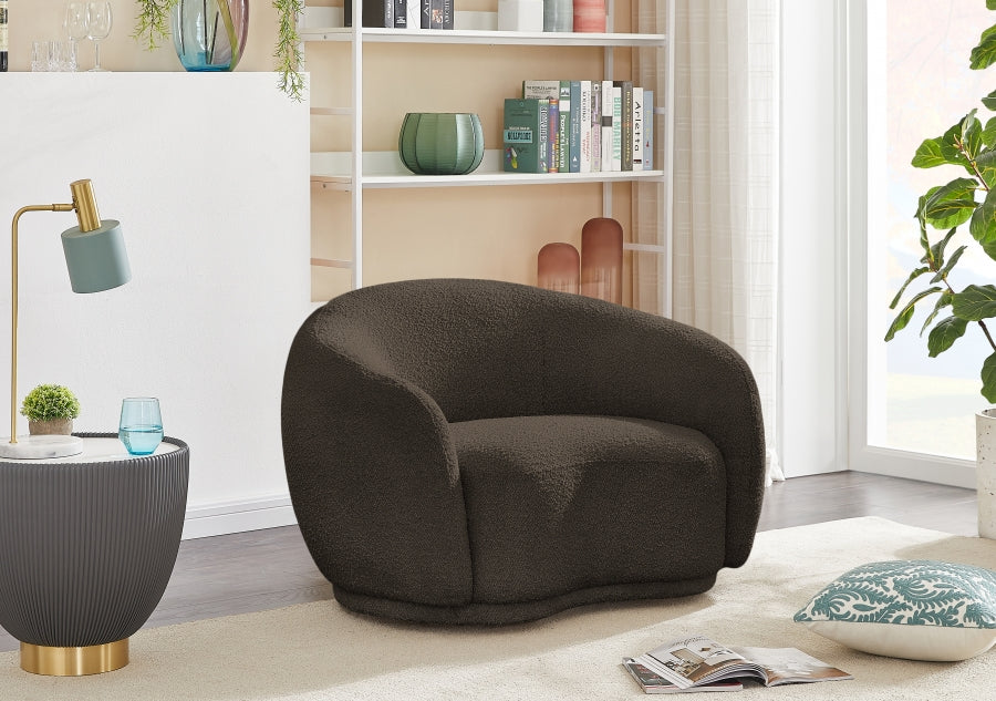 Hyde Boucle Fabric Upholstered Chair
