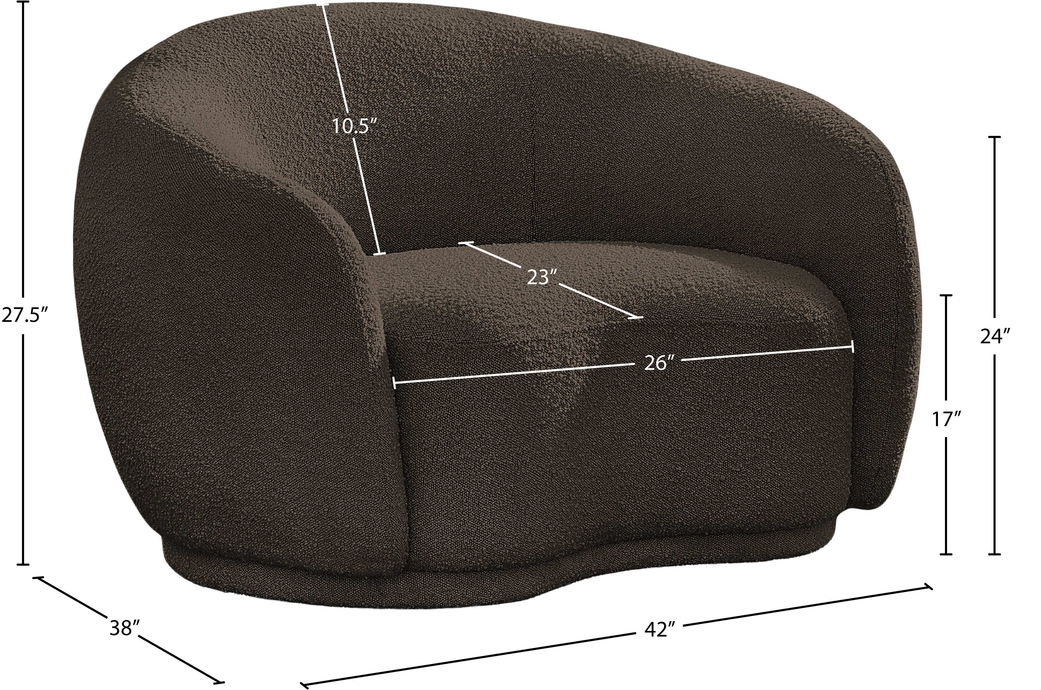 Hyde Boucle Fabric Upholstered Chair