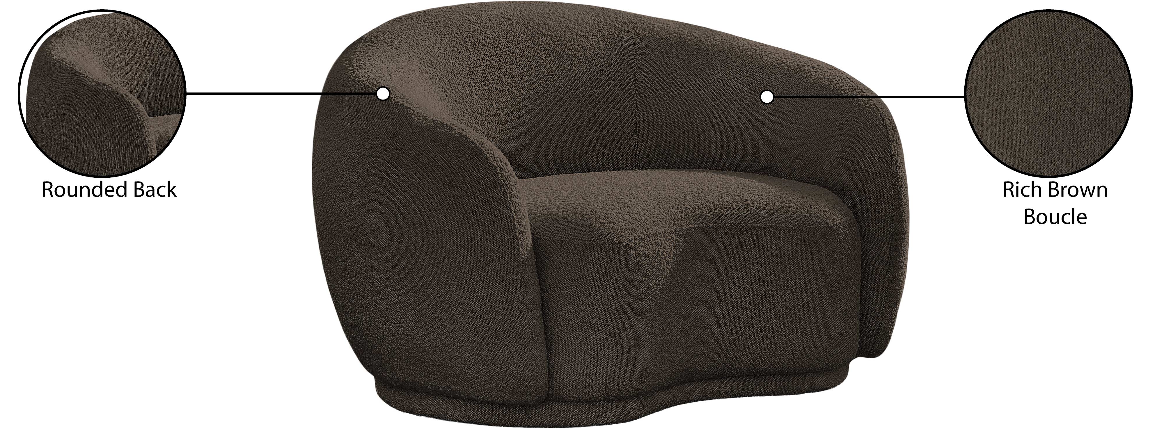 Hyde Boucle Fabric Upholstered Chair