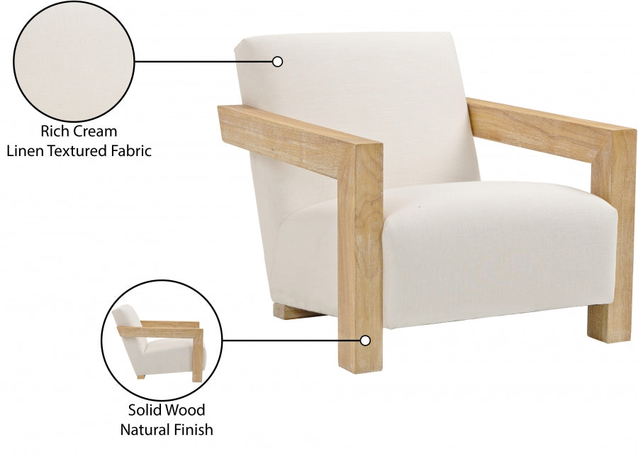 Fauteuil d'appoint rembourré en chenille Vivi