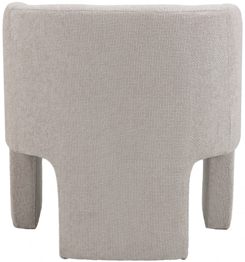 Fauteuil d'appoint rembourré en chenille Vivi