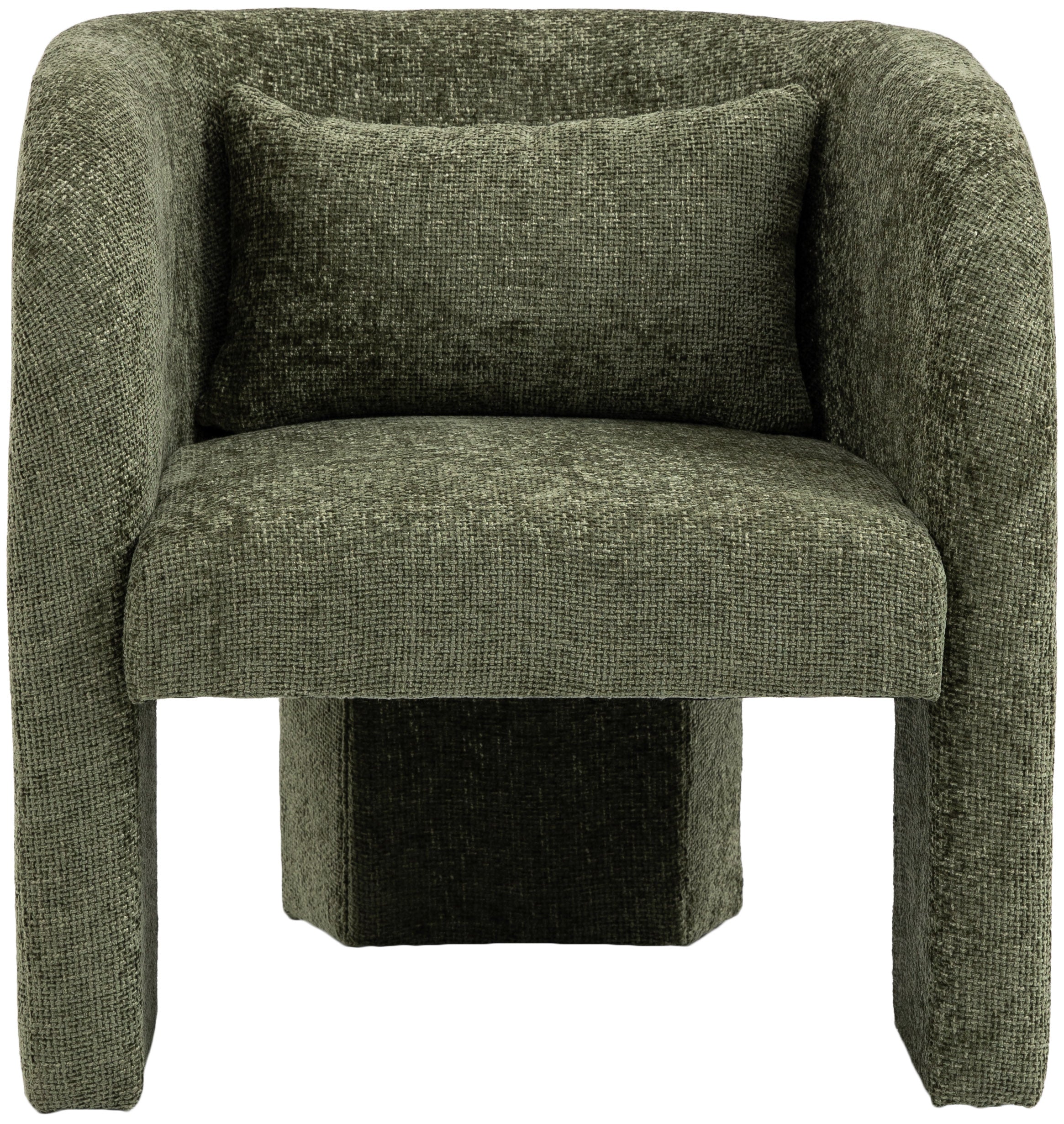 Fauteuil d'appoint rembourré en chenille Vivi